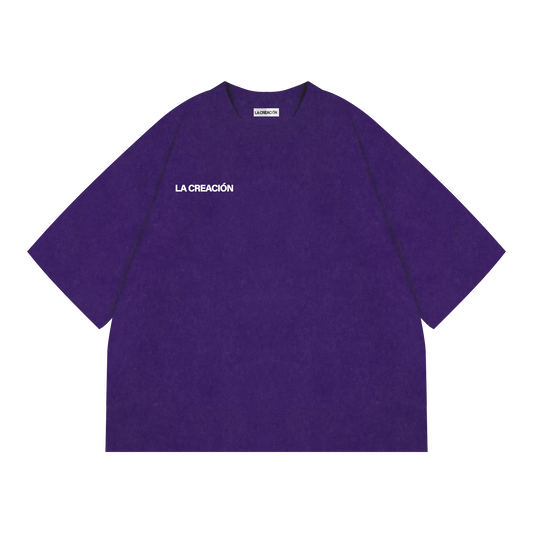 Vintage Washed Tee in Violet