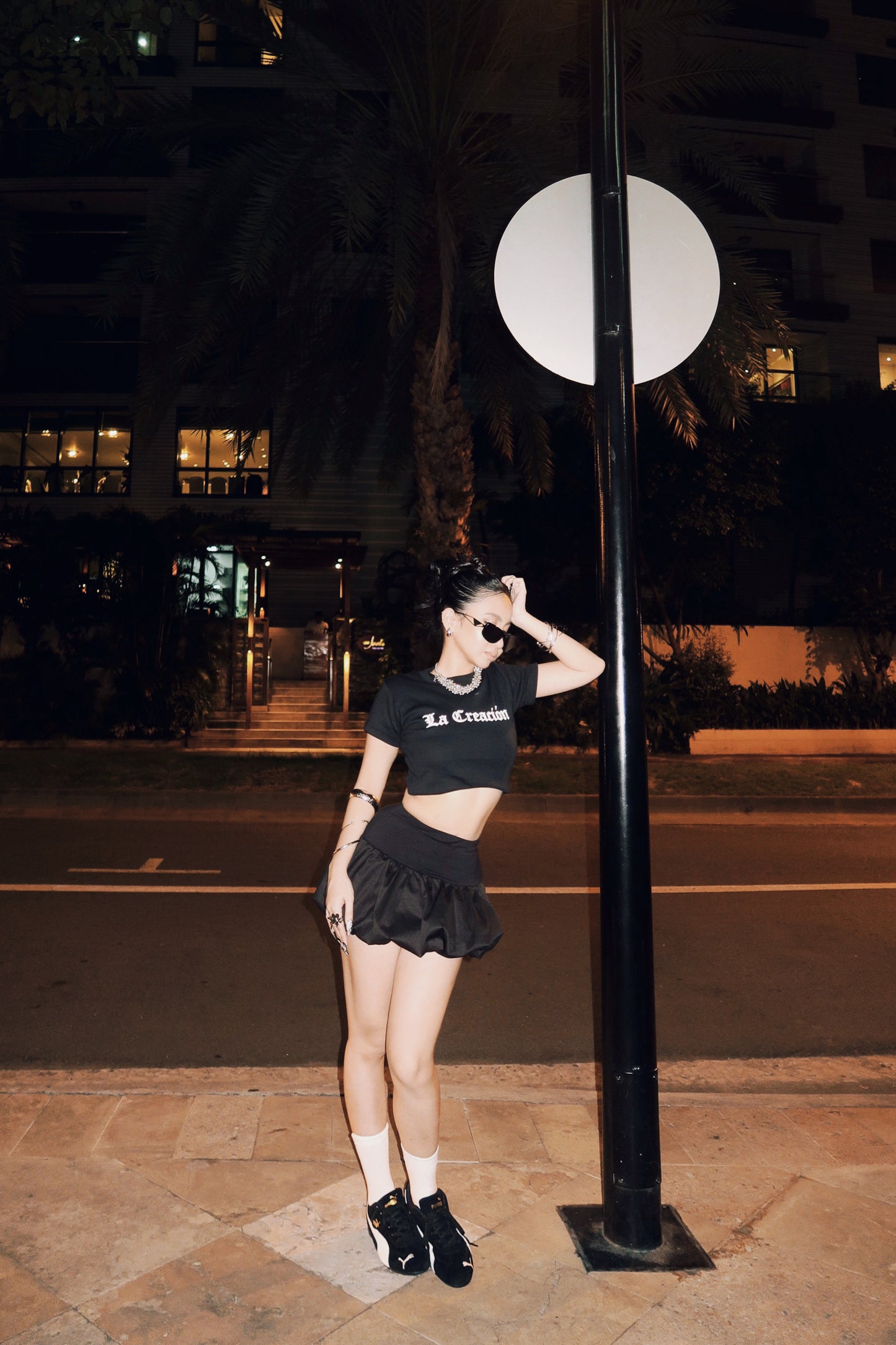 Signature Crop Tops in Black