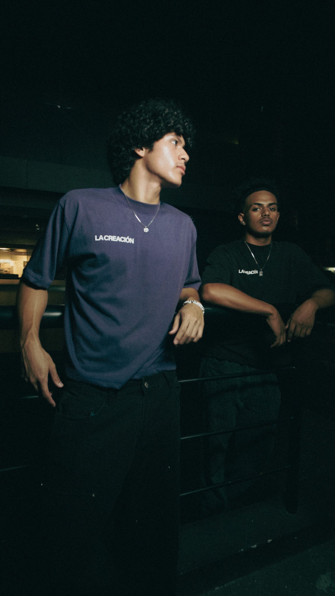 Vintage Washed Tee in Violet
