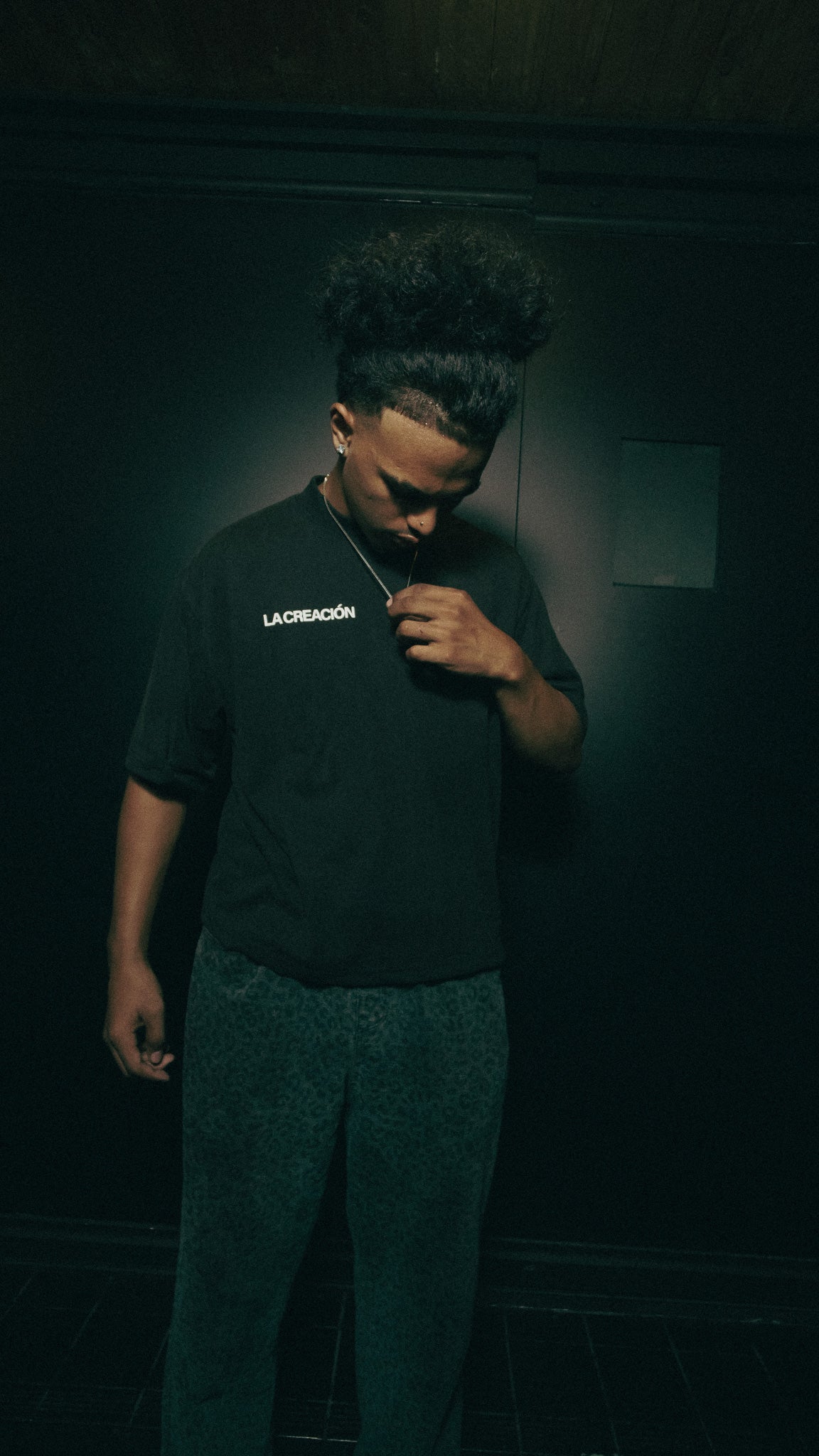 Vintage Washed Tee in Noir