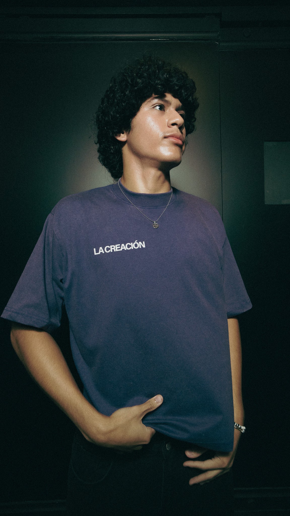 Vintage Washed Tee in Violet