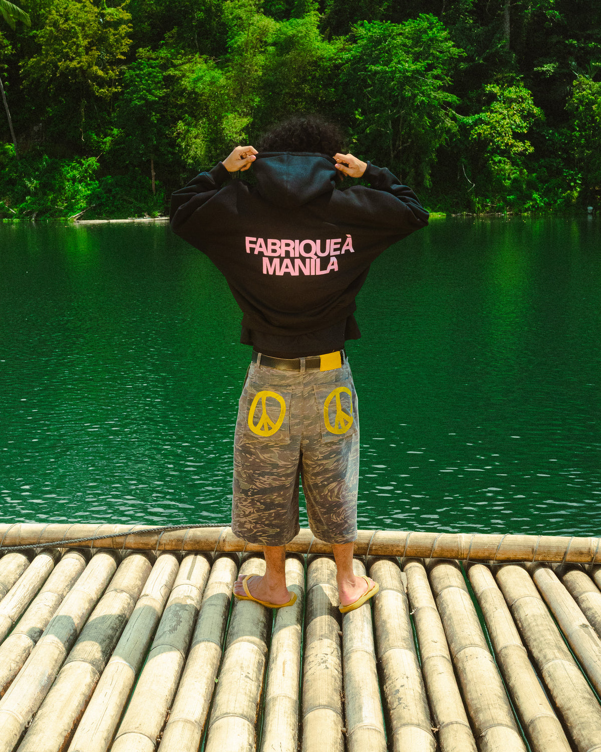 Statement Hoodie — Escapism Black