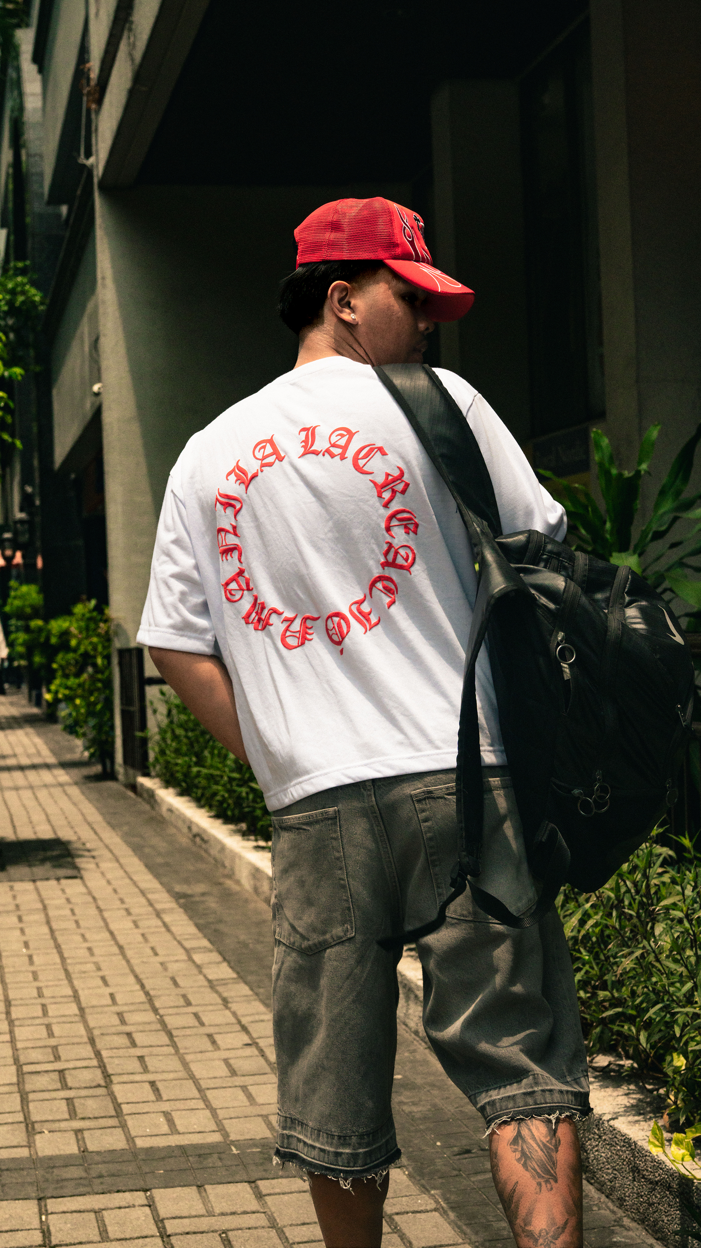 Marque Tee – Blanc Rouge