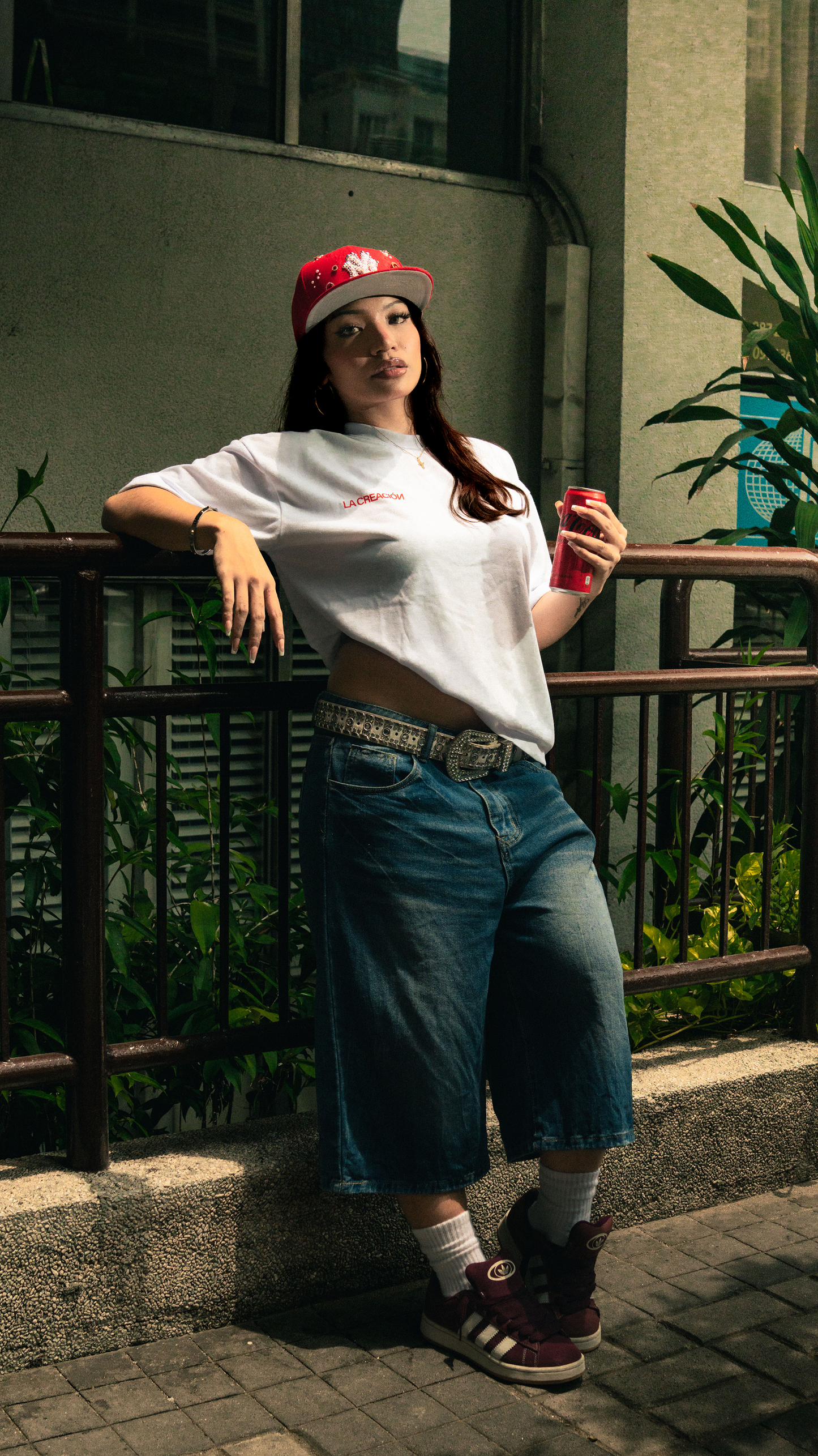 Signature Tee – Blanc Rouge