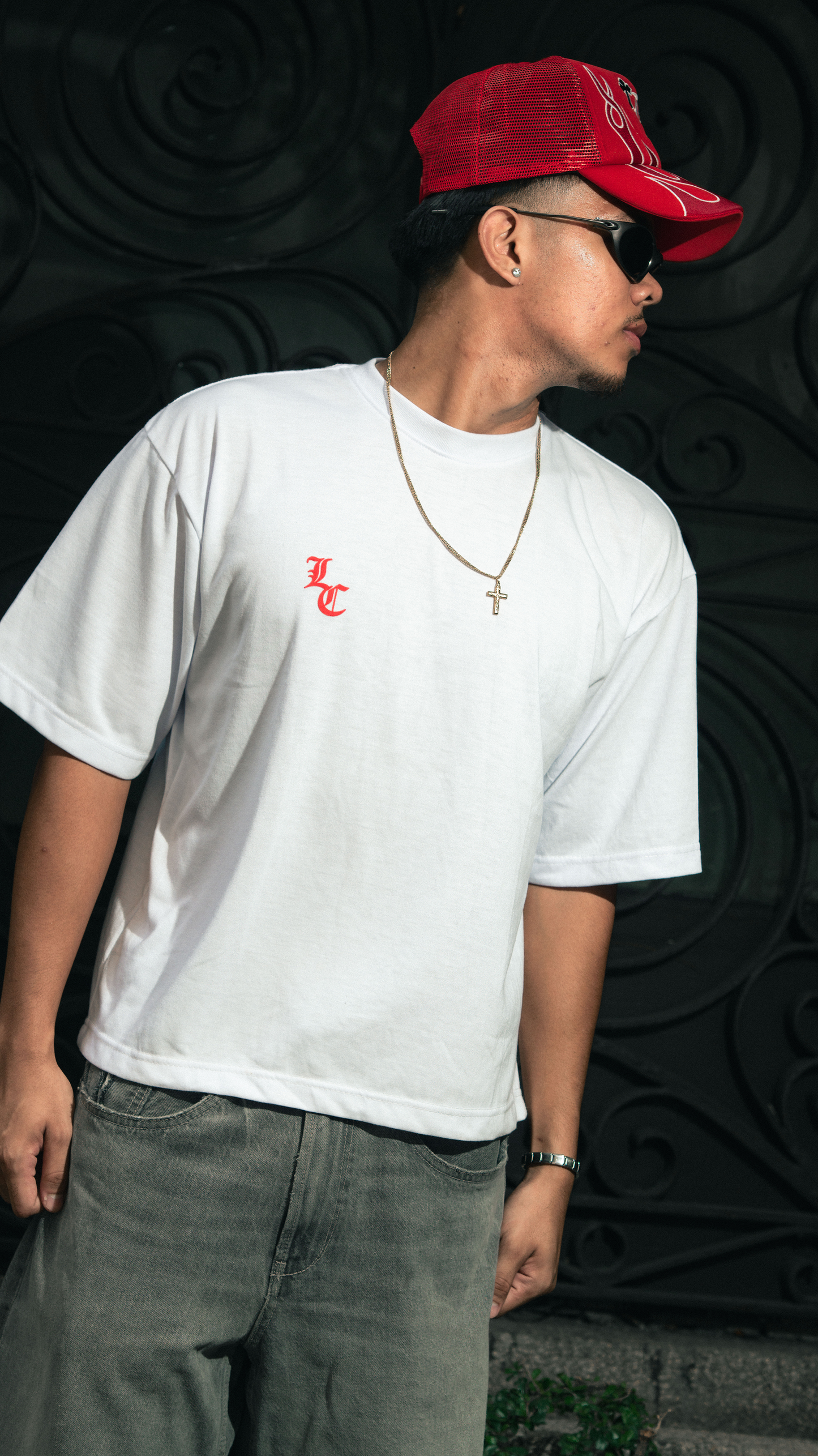 Marque Tee – Blanc Rouge