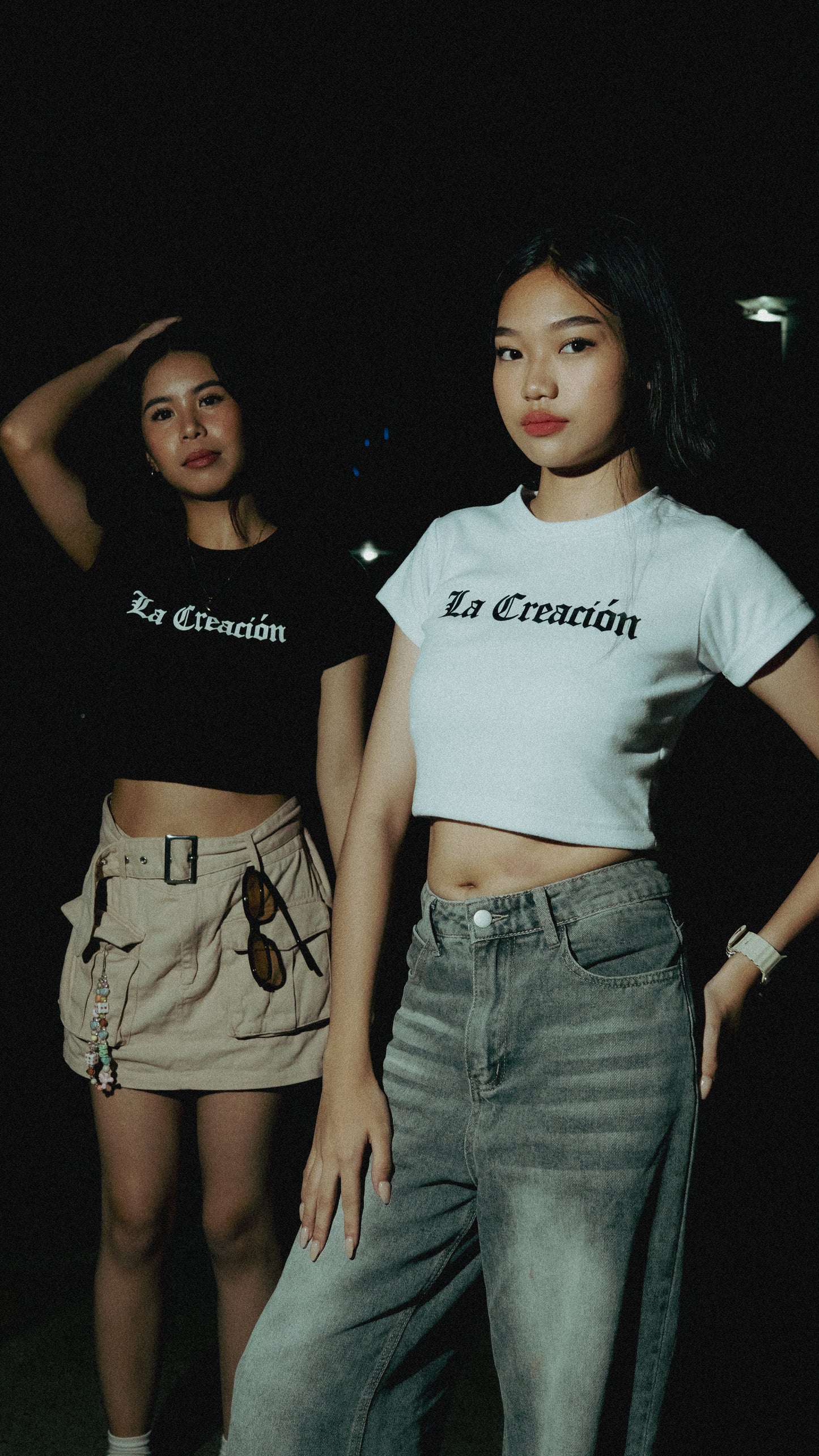 Signature Crop Tops in White