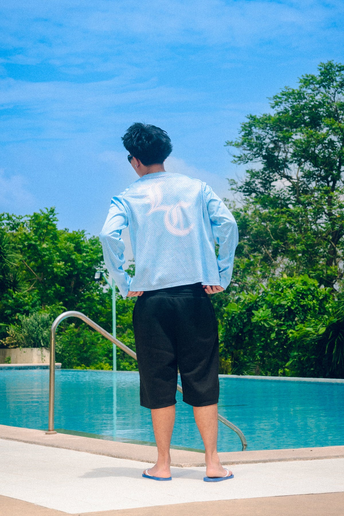 Northbound Air Mesh Longsleeves — Powder Blue