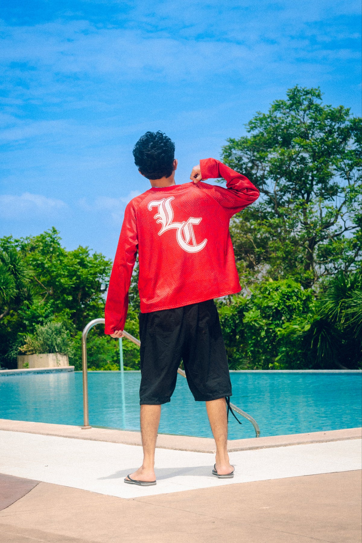 Northbound Air Mesh Longsleeves — Red
