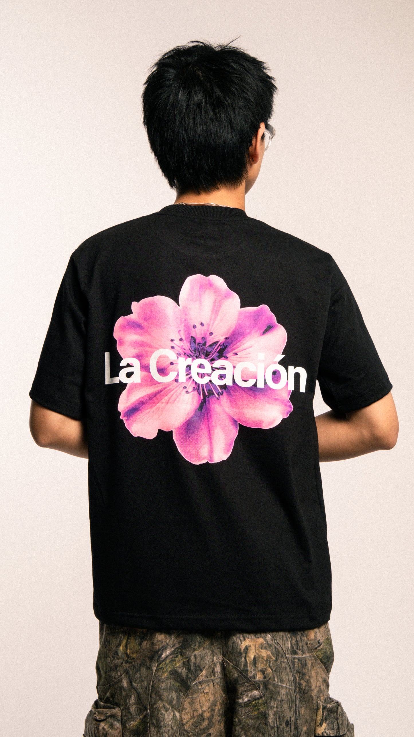 Cherry Blossom Tee – Black