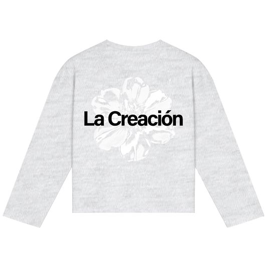 Cherry Blossom Long Sleeve – Acid Gray