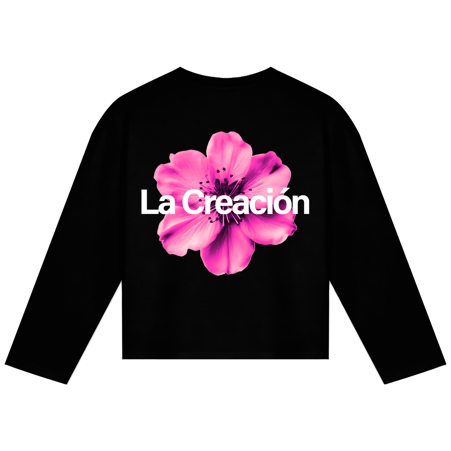 Cherry Blossom Long Sleeve – Black