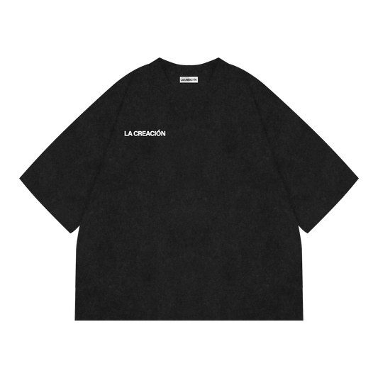 Vintage Washed Tee in Noir