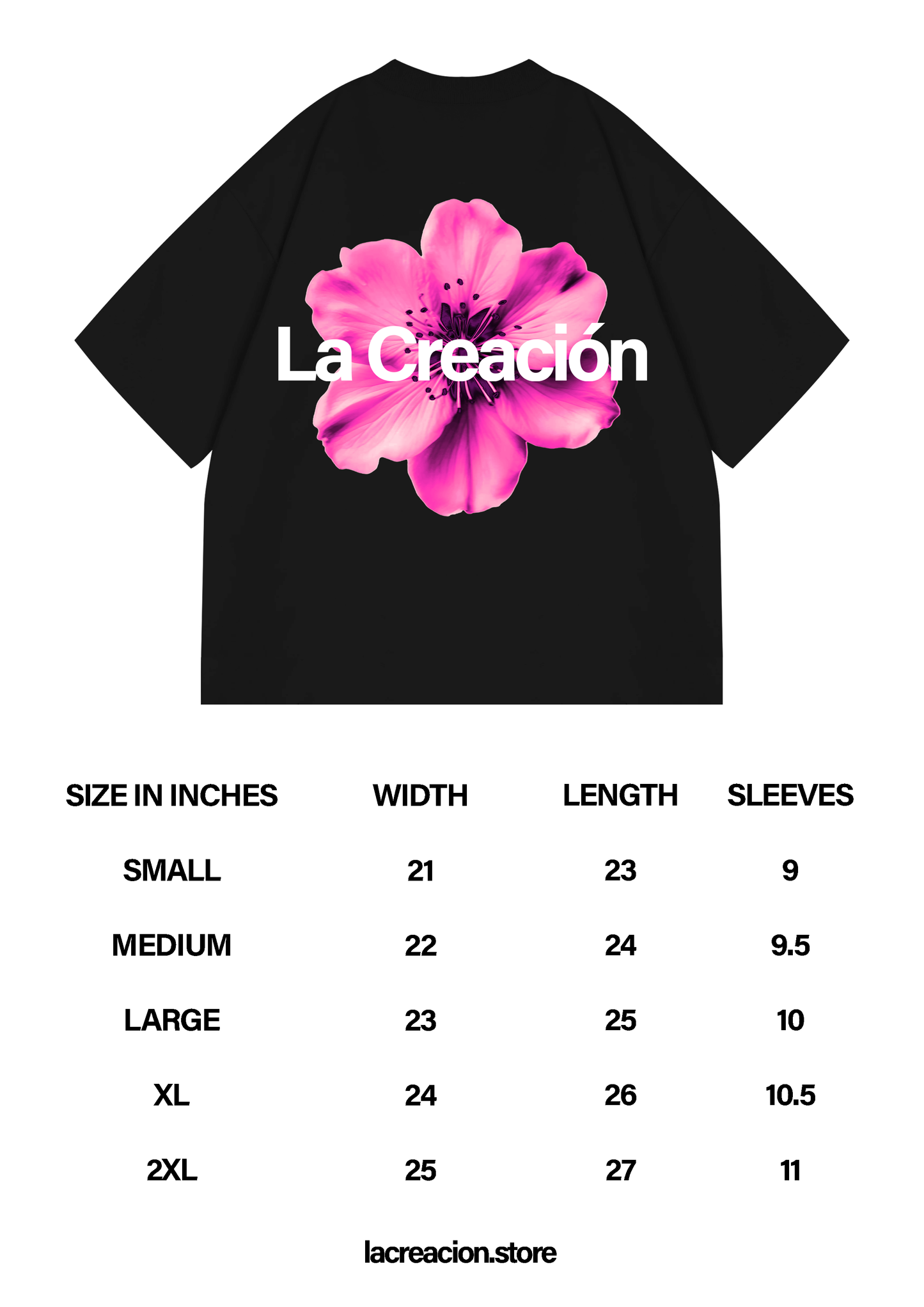 Cherry Blossom Tee – Black