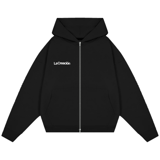 Double Zipped Hoodie – Shadow