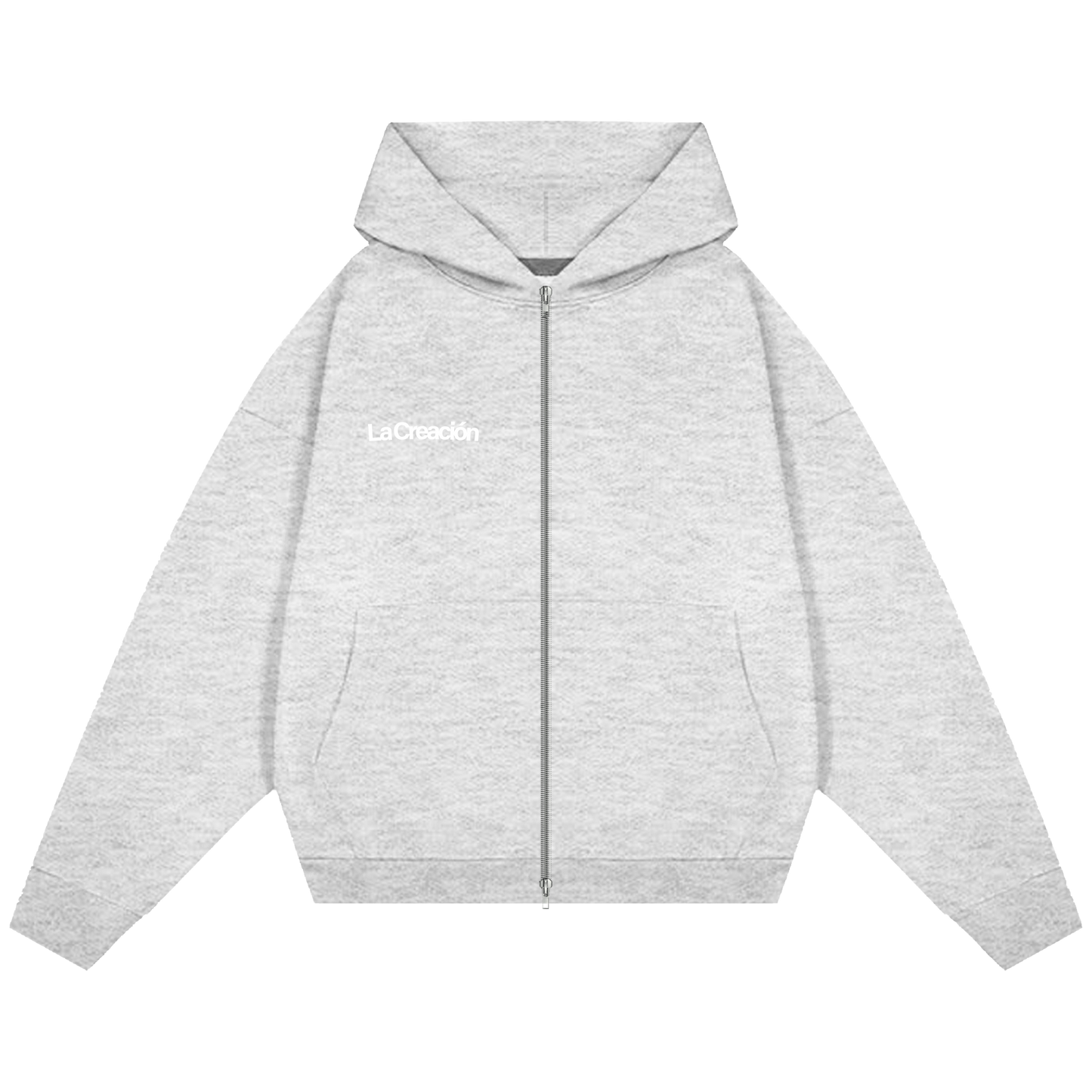 Double Zipped Hoodie – Heather