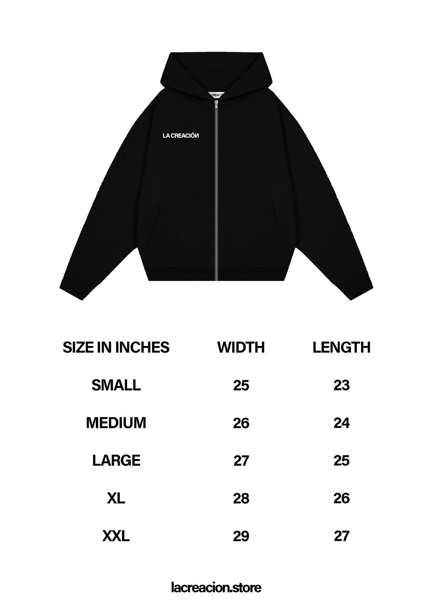 Signature Zip Up in Black